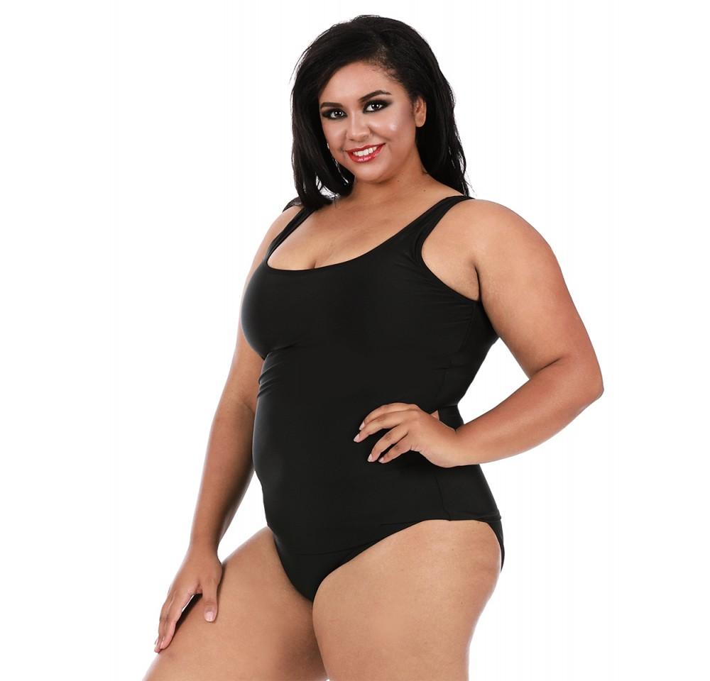 InstantFigure Plus Size Swimwear Tankini Top