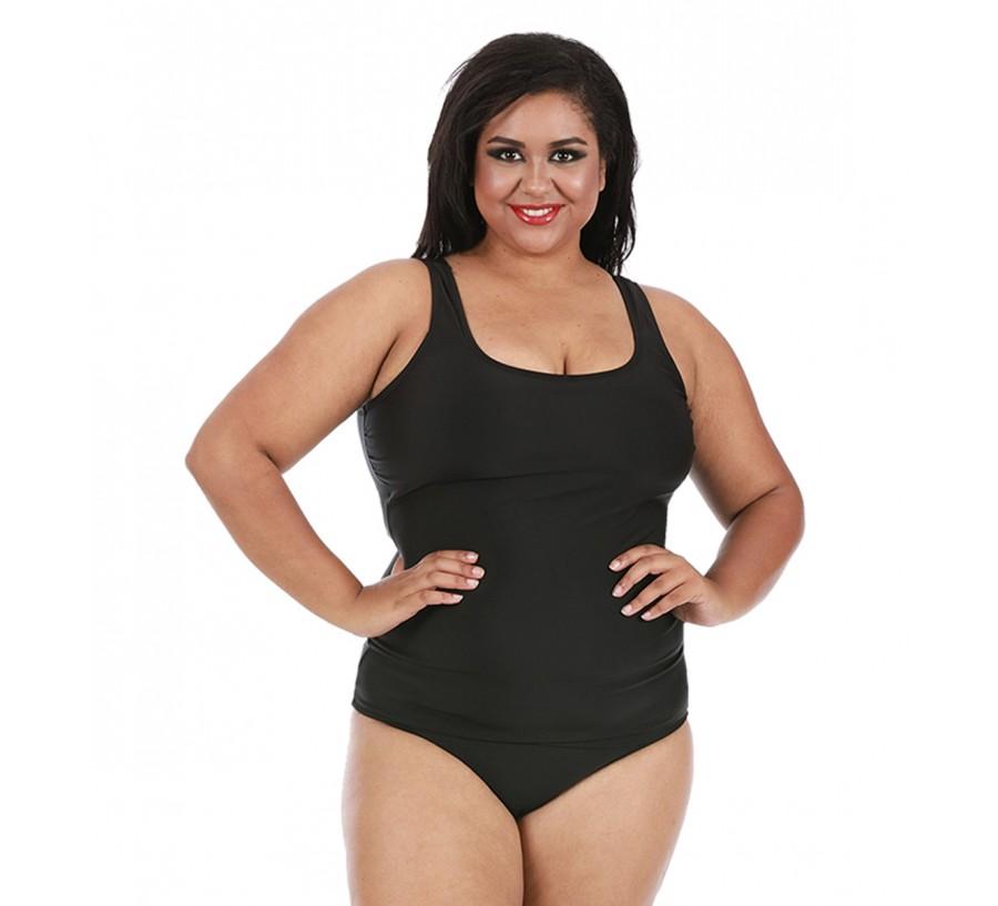 InstantFigure Plus Size Swimwear Tankini Top