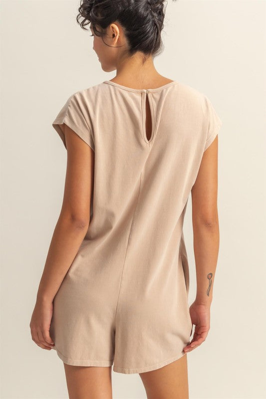 HYFVE Round Neck Cap Sleeve Relaxed Fit Breezy Romper