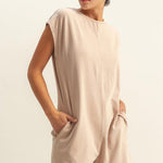 HYFVE Round Neck Cap Sleeve Relaxed Fit Breezy Romper