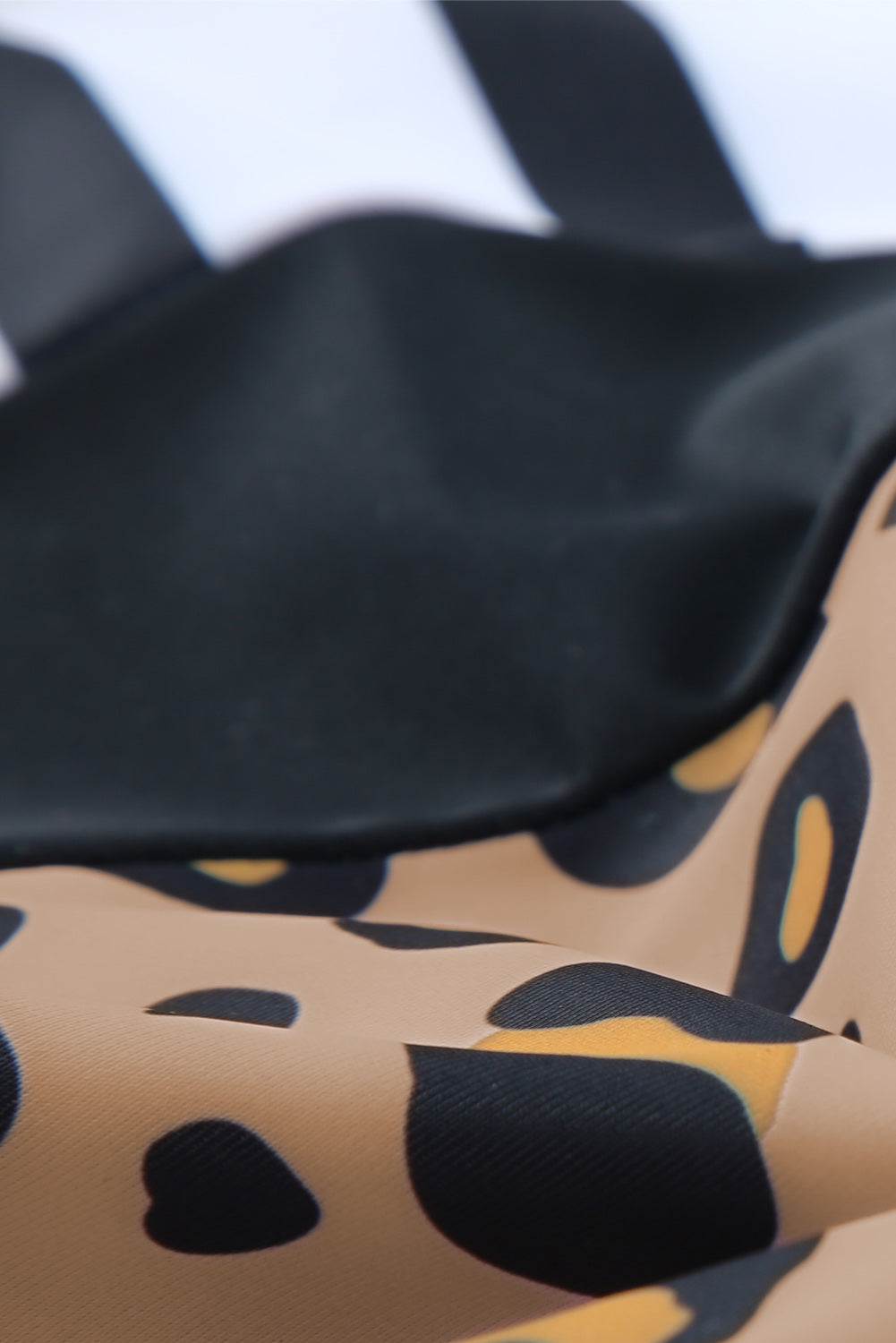 Leopard & Stripes One-Piece Swimwear