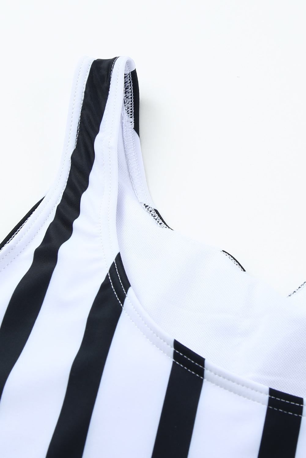 Leopard & Stripes One-Piece Swimwear