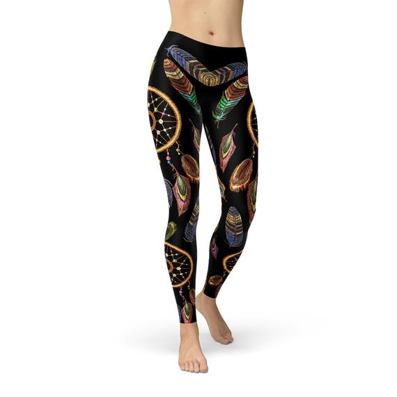 Womens Dreamcatcher Leggings - Long