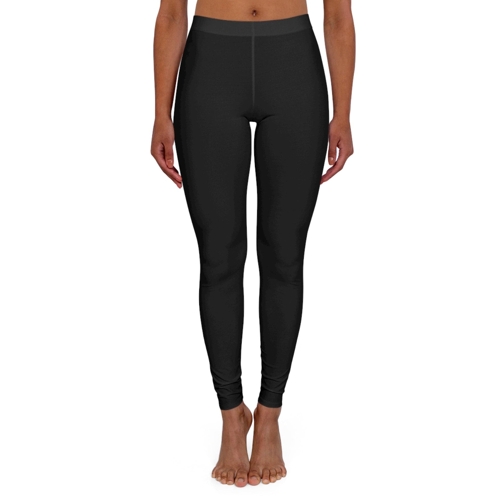 Womens Black Fitness Leggings the Lord will Provide - Genesis 22:14