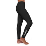 Womens Black Fitness Leggings the Lord will Provide - Genesis 22:14